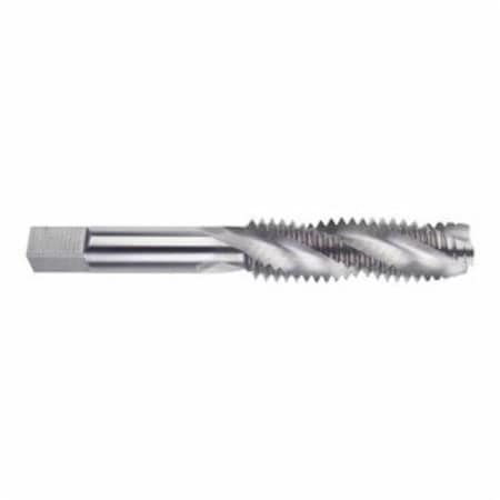 Morse Spiral Flute Tap, Slow, Series 2063, Imperial, GroundUNC, 1024, Bottoming Chamfer, 2 Flutes, HSS 33430